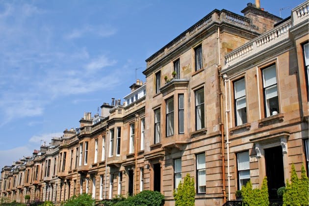 Exterior window painting Glasgow